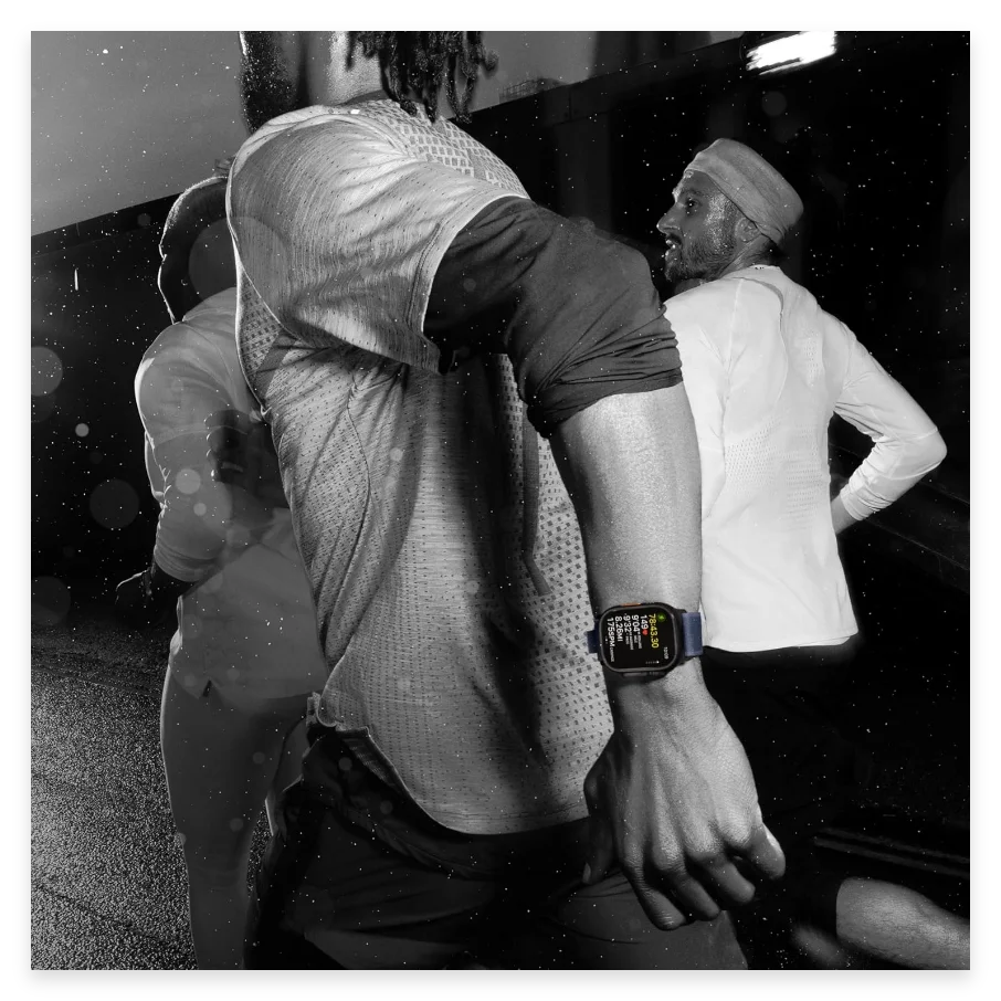 APPLE Watch Ultra 2 Cellular - 49 mm Black Titanium Case with Black Titanium Milanese Loop - Medium thumbnail